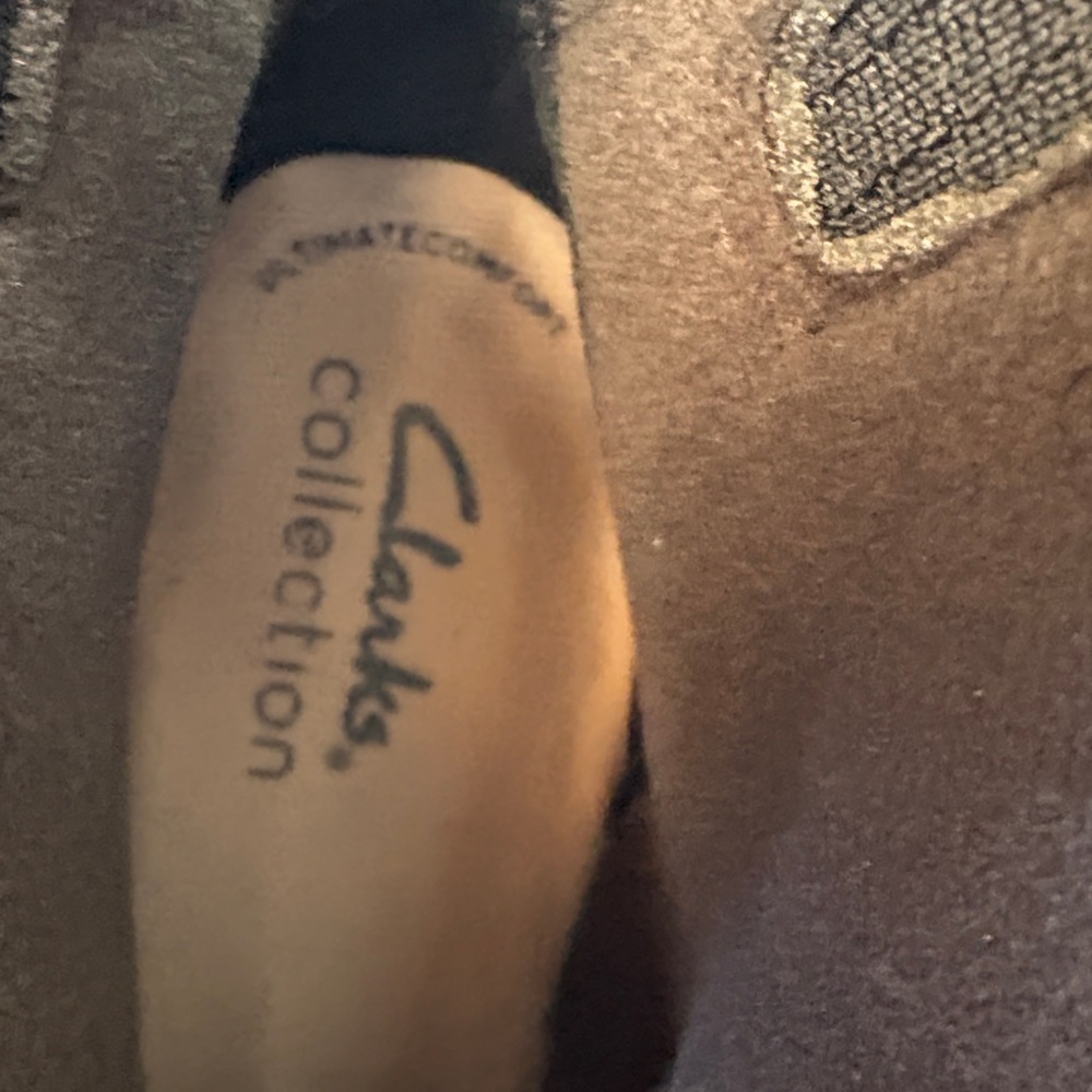 Clarks Black Ankle Booties - Picture 2 of 6